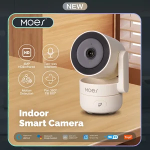 1080p Indoor Security Camera — Pan, Track and Night Vision — watch your home and family from your phone in 1080p with clear night vision.