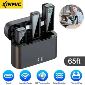 Dual Wireless Microphone for Filming — USB-C with Charging Case — a professional wireless microphone for filming and content, with clean sound and no cables.