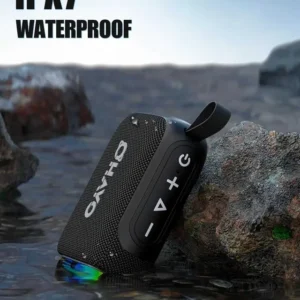 Portable Waterproof Bluetooth Speaker — Powerful Sound for Trips — a portable waterproof speaker with powerful sound, your companion outdoors and at the sea.