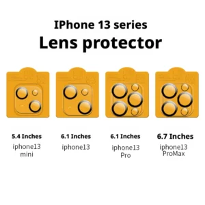 Tempered Glass Camera Lens Protector — Full Protection — clear tempered glass that protects your phone camera lenses from scratches without affecting photo quality