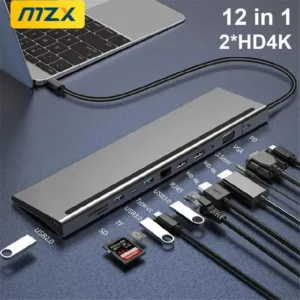 USB-C Docking Station 8-in-1 - an 8-in-1 dock that gives you back all the ports your modern laptop lost