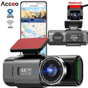 Front and Rear 1080p Dash Cam - a front and rear 1080p dash cam that protects your rights in any accident, with clear night vision