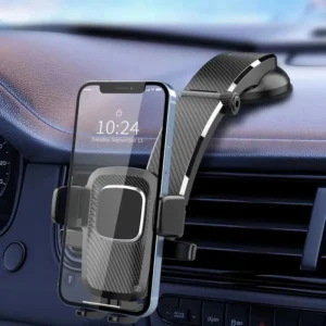 360-Degree Car Phone Holder — for Tablet and Windscreen — a practical holder with a full rotation angle, ideal for drivers and delivery riders