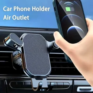 Magnetic Car Phone Mount - a strong magnetic mount that holds your phone with one hand