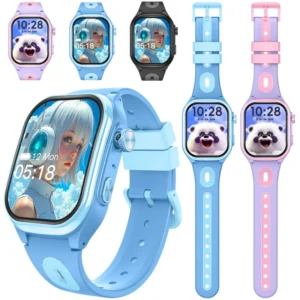 IP68 Kids Smart Watch — SOS Calling and Tracking App — a kids watch that lets you call them and know their location, with an SOS emergency button.