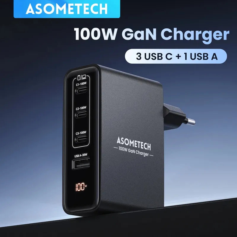 8cc29534-861e-47a7-bccd-759b89534874-1.webp 65W GaN Wall Charger — 3 Ports with UK Plug — one charger that charges your laptop, phone and earbuds together with cooler, smaller GaN technology