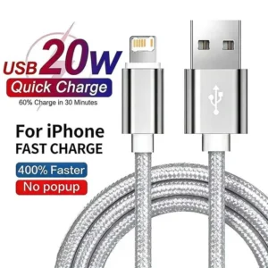 Braided USB-C Charging Cable - 2 m - 1