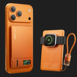 Magnetic Power Bank with Aluminium Body, 20W, Portable