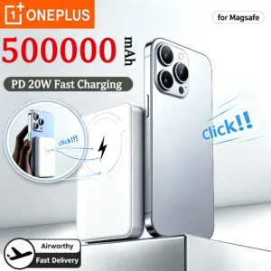 Magnetic Wireless Power Bank with Fast Charging