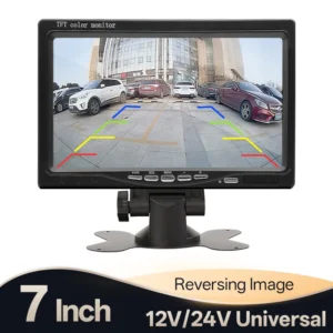 7 inch TFT Car Screen with Two Video Inputs for a Reversing Camera