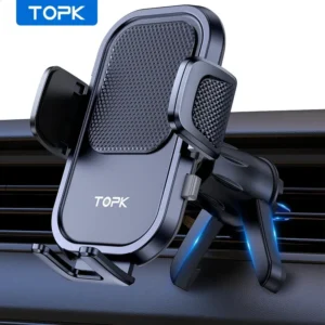 Magnetic Dashboard Car Phone Holder — a magnetic dashboard holder that grips firmly and copes with high in-car temperatures.