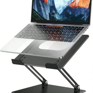 Foldable Portable Laptop Stand - a foldable, portable stand that raises the laptop for better cooling and a correct posture