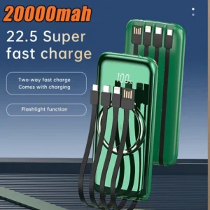 Power Bank 30000 mAh with Multiple Ports - a high-capacity 30000 mAh portable battery with multiple ports