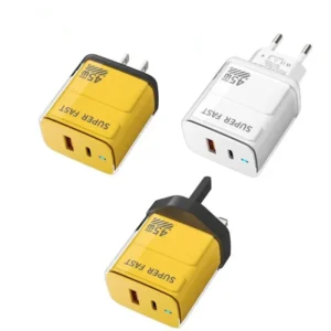 30W USB-C Fast Wall Charger — UK Plug — a small 30W fast charger, the ideal replacement for your device charger