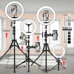 10-Inch Ring Light with Stand - ideal lighting for photography and live streaming