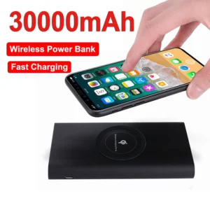 A portable battery with a 20000mAh capacity and 22.5W output that charges your phone several times.