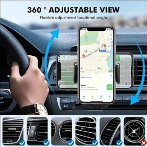 Gravity car phone holder for the air vent — 1