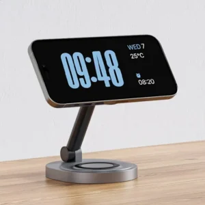 3-in-1 wireless charging stand for phone, watch and earbuds — 1