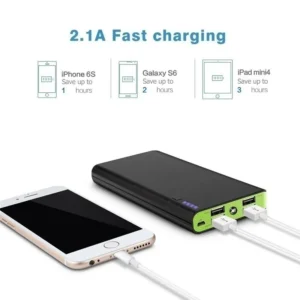 A high-capacity 30000mAh portable battery with 65W fast charging.