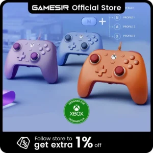 Instant response with precise mechanical buttons.