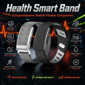 Fitness Band 10 AMOLED Display - a light fitness band that tracks your steps, heart rate and sleep with an 18-day battery