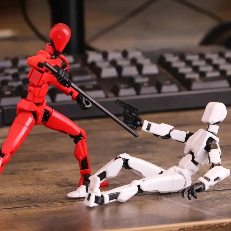 3D printed action figure with 13 movable joints