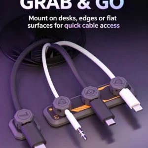 Silicone Cable Organiser Strap - 1