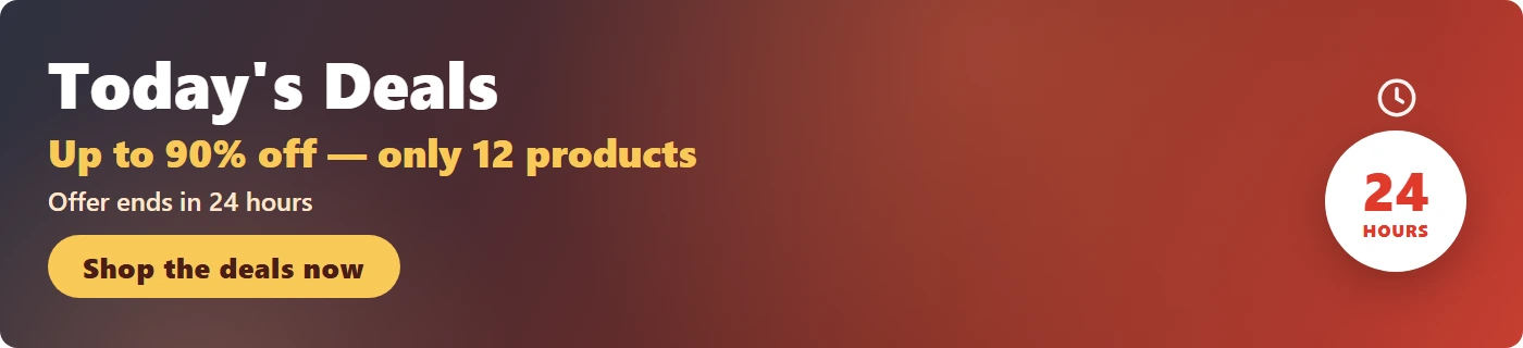 Today's deals - up to 70% off