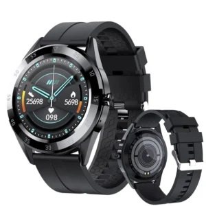 Smart Watch with AMOLED Display — Bluetooth Calls and Full Health Tracking — a smart watch with a clear AMOLED display for calls, health and sleep tracking.