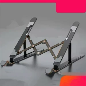 Laptop and Phone Stand - a phone and laptop stand that raises your laptop for better cooling