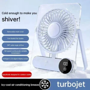 Sports neck fan that is quiet and powerful for everyday use.