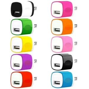 Dual-Port 24 W Car Charger - a dual-port 24 W car charger with a UK plug